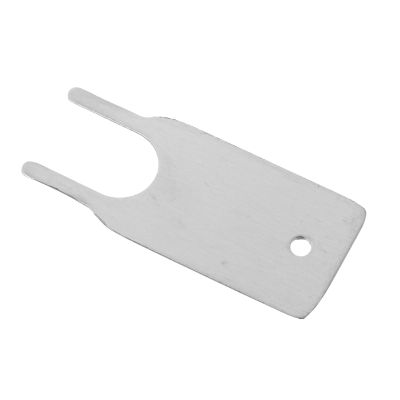Toilet Paper Dispenser Key, Plastic, Silver, 1 Pc.