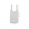 Toilet Paper Dispenser Key, Plastic, Silver, 1 Pc. view 2