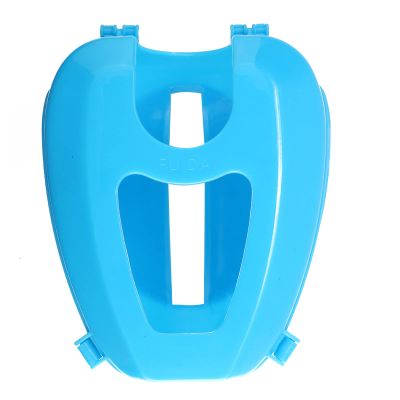 Alomejor Plastic Pigeon Holder, Practical Stable Clip for Injection Feeding, White, Blue, 5.9 X 4.7 X 3.3 Inches (Blue)