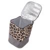 OVAQUIXI Waterproof Insulated Breast Milk Bag, 3 L, Oxford Fabric, Leopard Print view 4