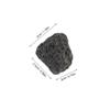 HAKIDZEL Black Volcanic Stones for Aquarium and Potted Plants view 2