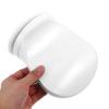 White Plastic Shower Footrest with Suction Cup view 3