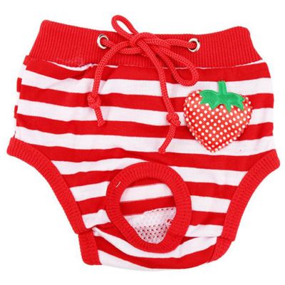 jojofuny Cotton Dog Hygiene Pants for Small Pets