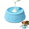 Slow Feeder Dog Bowl with Rolling Ball, Silicone Lick Bowl for Dogs view 1