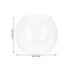 Adorainbow Round Plastic Fish Bowl with Anti-Drop Feature view 2