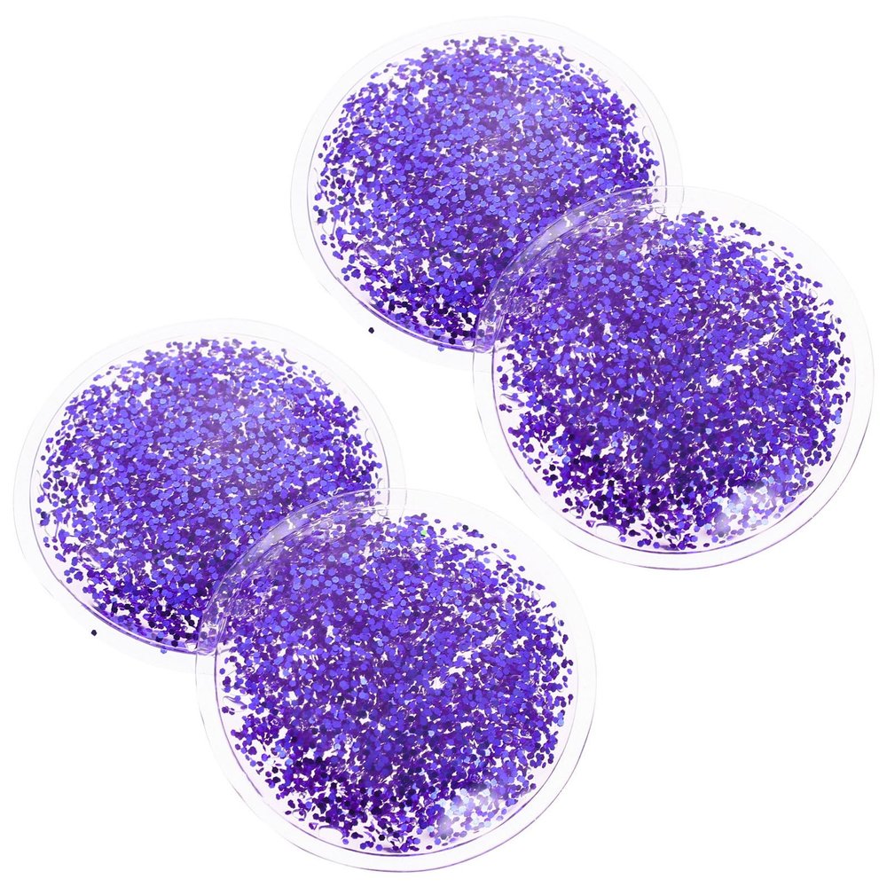 2 Pairs Cooling Gel Eye Pads with Soft PVC Material