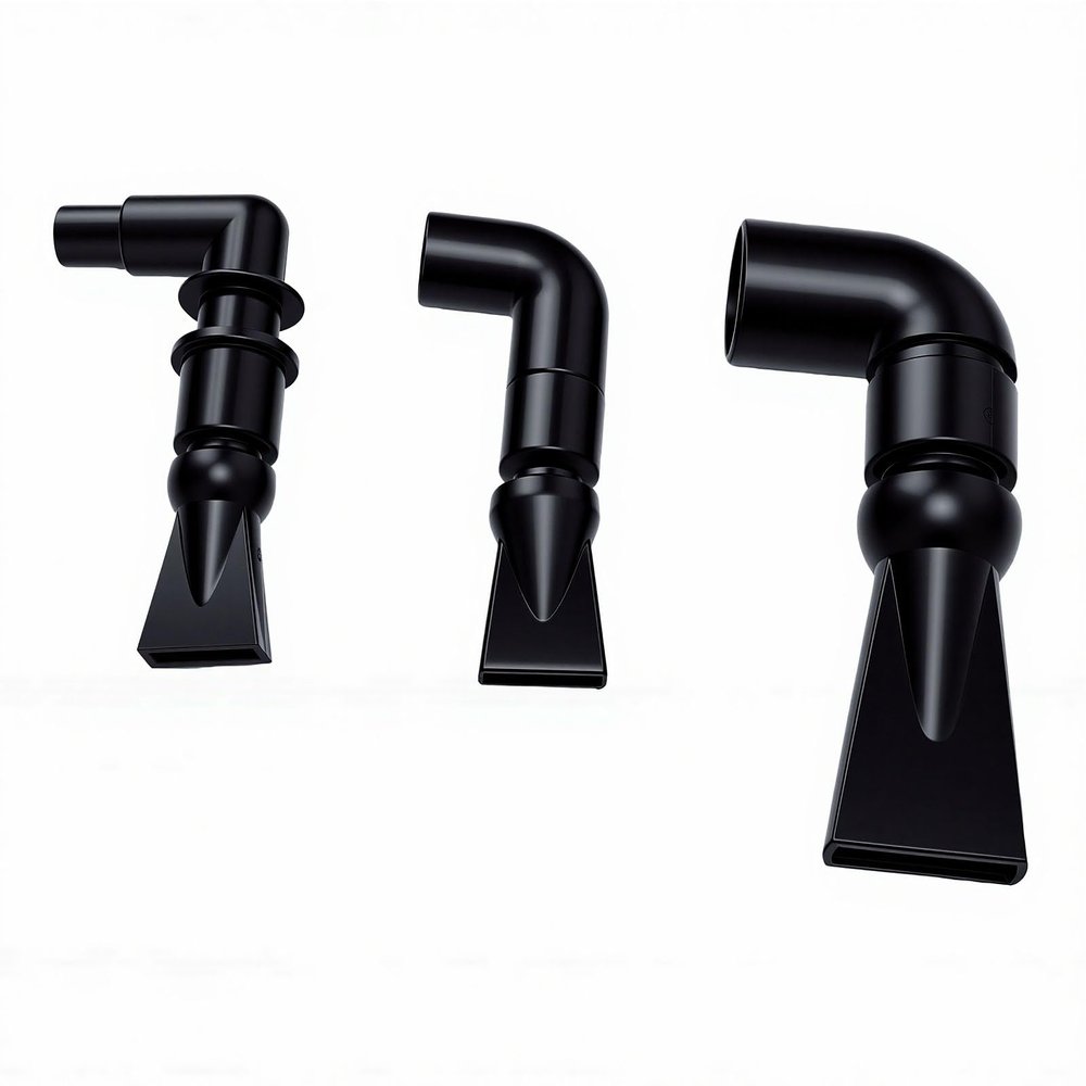 TOPINCN 3-Piece Aquarium Duckbill Nozzle Set
