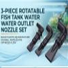 TOPINCN 3-Piece Aquarium Duckbill Nozzle Set view 2