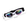 Foldable Dog Sunglasses with UV Protection, ABS, White, Summer Halloween Party view 2