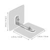 JECOMPRIS Self-Adhesive Furniture Anchors, 6-Pack, PVC and Stainless Steel, No-Drill Anti-Tip Safety for Furniture and Cabinets view 2