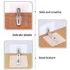 JECOMPRIS Self-Adhesive Furniture Anchors, 6-Pack, PVC and Stainless Steel, No-Drill Anti-Tip Safety for Furniture and Cabinets view 3