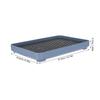 JUMPLAWN Drip Tray for Cat Water Fountains, Reusable Leak-Resistant Mat, Blue view 2