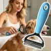 Generic Double-Sided Dog Undercoat Rake view 3
