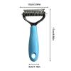 Generic Double-Sided Dog Undercoat Rake view 4