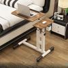 Portable Adjustable Bedside Table with Tilting Surface view 2