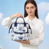 CRGANGZY Lightweight Diaper Handbag for Women, Blue, Style 2 view 2
