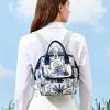 CRGANGZY Lightweight Diaper Handbag for Women, Blue, Style 2 view 3