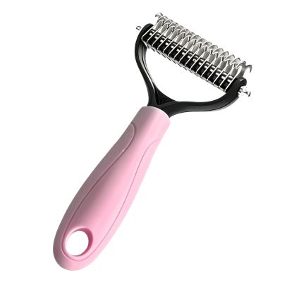 Double-Sided Undercoat Rake for Dogs