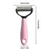 Double-Sided Undercoat Rake for Dogs view 4