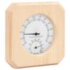 Mokuyary 2-in-1 Sauna Hygrothermometer and Sand Timer Set, Solid Pine Wood view 2