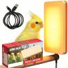 Portable Bird Cage Heater, Low-Noise 5 W Heating Panel with Safe Temperature Control view 1