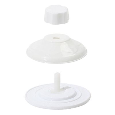 Naroote Cat Hammock Suction Cup, White Plastic, 8.5 cm