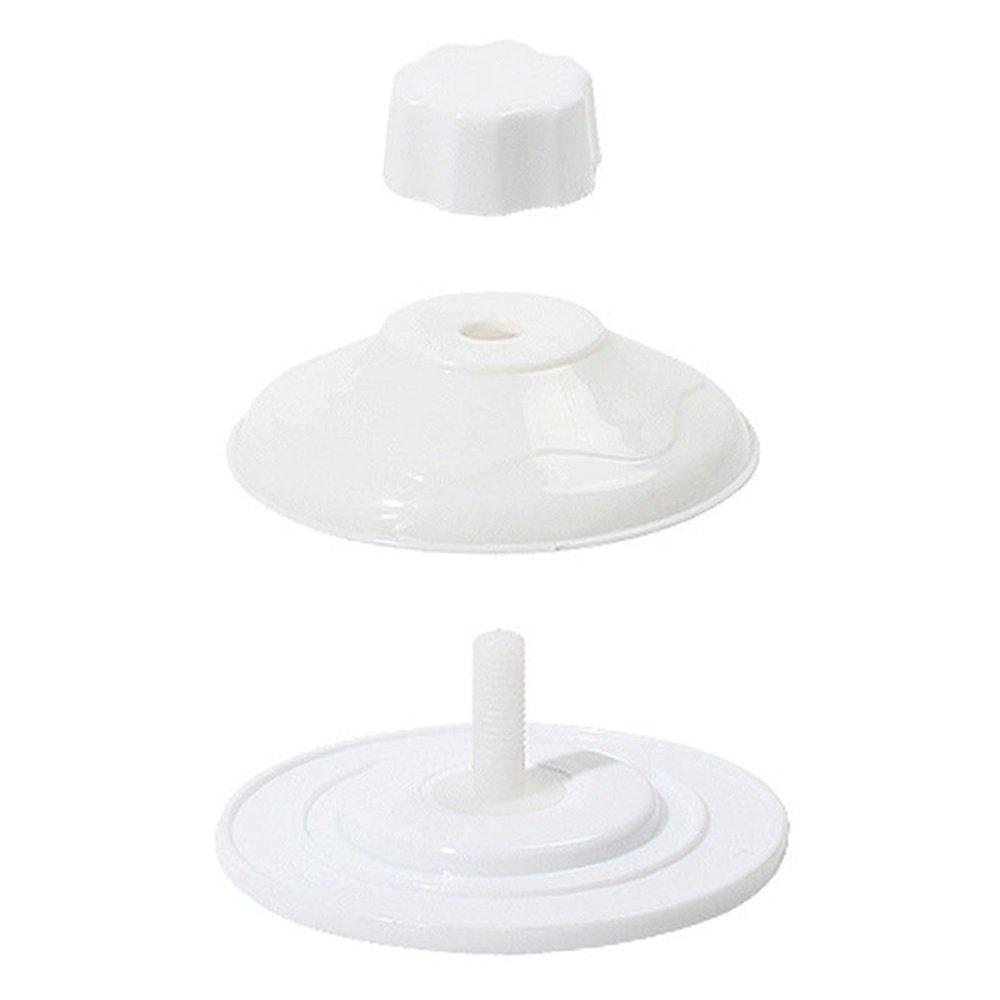 Naroote Cat Hammock Suction Cup, White Plastic, 8.5 cm