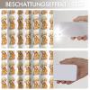 MLSOWM Blackout Curtains with Scarf-Wearing Dog, Golden Retriever Emoji Design, Thermal Curtains, 2-Piece Set, 138 x 117 cm, Brown view 4