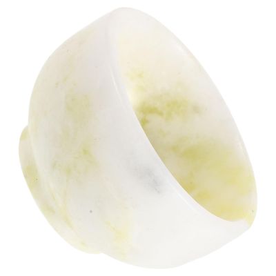 CRAFTHROU Natural Jade Shaving Soap Bowl, Lightweight Ergonomic Design