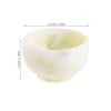 CRAFTHROU Natural Jade Shaving Soap Bowl, Lightweight Ergonomic Design view 2
