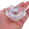 DINHEAROM Large Crystal Glass Cup with Lid for Nail Liquids and Powder view 4