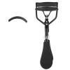 Vistreck Professional Stainless Steel Eyelash Curler with Silicone Pad for All Eye Shapes, Black view 1