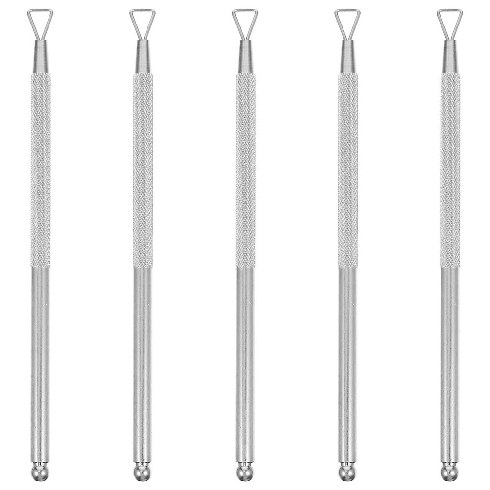 Veemoon Cuticle Remover, 5-Piece Stainless Steel Set