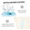 CHILDWEET Portable PP Bottle Drying Rack with 6 Hooks for Baby Bottles and Nipples, Space-Saving Tree Branch Design view 3