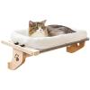 GMBYLBY Cat Hammock, Portable Hanging Design, Removable Washable Fabric, Wood and Metal Frame view 1