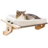 GMBYLBY Cat Hammock, Portable Hanging Design, Removable Washable Fabric, Wood and Metal Frame view 3
