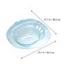 Plastic Wide and Deep Sitz Bath Basin for Toilet view 3