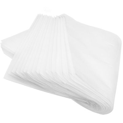 ibasenice Reusable Nonwoven Disposable Bed Sheets for Massage Tables, White, 40 Count
