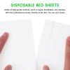ibasenice Reusable Nonwoven Disposable Bed Sheets for Massage Tables, White, 40 Count view 3