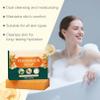 Kaori Persimmon Soap, Natural Soap for Body Odor Removal, Exfoliating, Smoothing & Brightening, Deep-Cleansing Face and Body Soap, 2-Pack view 4