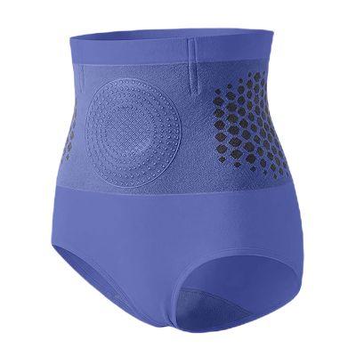 Thermogenic Fat-Burning Shaping Shorts for Women, 4-in-1 Microparticle Sculpting Shorts (Blue, M)