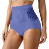 Thermogenic Fat-Burning Shaping Shorts for Women, 4-in-1 Microparticle Sculpting Shorts (Blue, M) view 2
