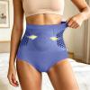 Thermogenic Fat-Burning Shaping Shorts for Women, 4-in-1 Microparticle Sculpting Shorts (Blue, M) view 3