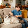 Dog Grooming Comb - Cat Hair Remover Tool view 2