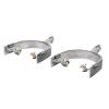 Annadue Stainless Steel Horse Spurs, Cowboy Spurs with Gear, Riding Accessories for Men, Boot Spurs for Roping Training view 3