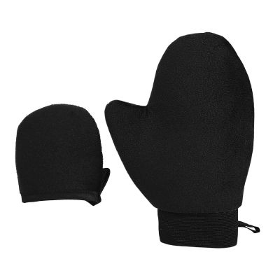 Portable, Reusable Self-Tanning Mitt with Flocking
