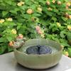 26 cm Large, Deep Ceramic Birdbath for Outdoors view 4