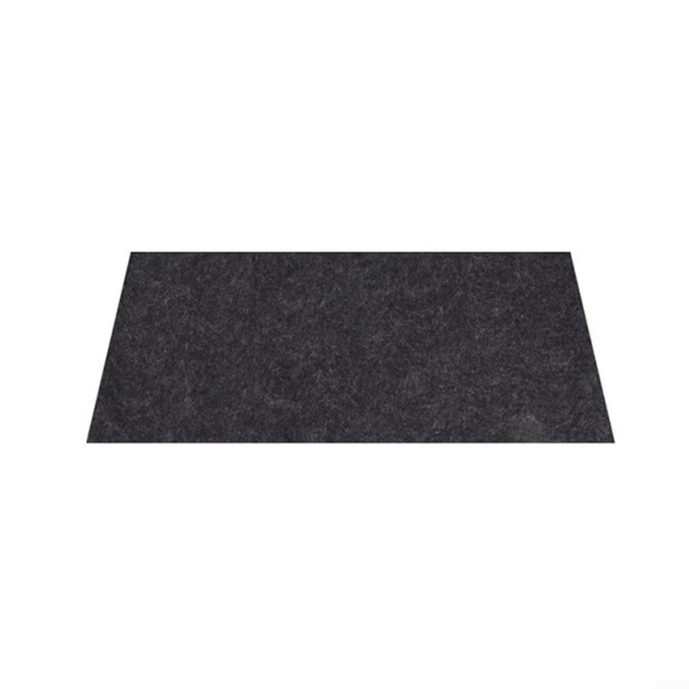 Vibsky Large Washable Substrate Mat for Reptiles, Soft Carpet Insert for Bearded Dragons, Snakes, and Turtles, Black