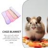 OUNONA 3-Piece Soft Flannel Guinea Pig Blankets, Quick-Drying and Absorbent Cage Liners for Small Pets view 3
