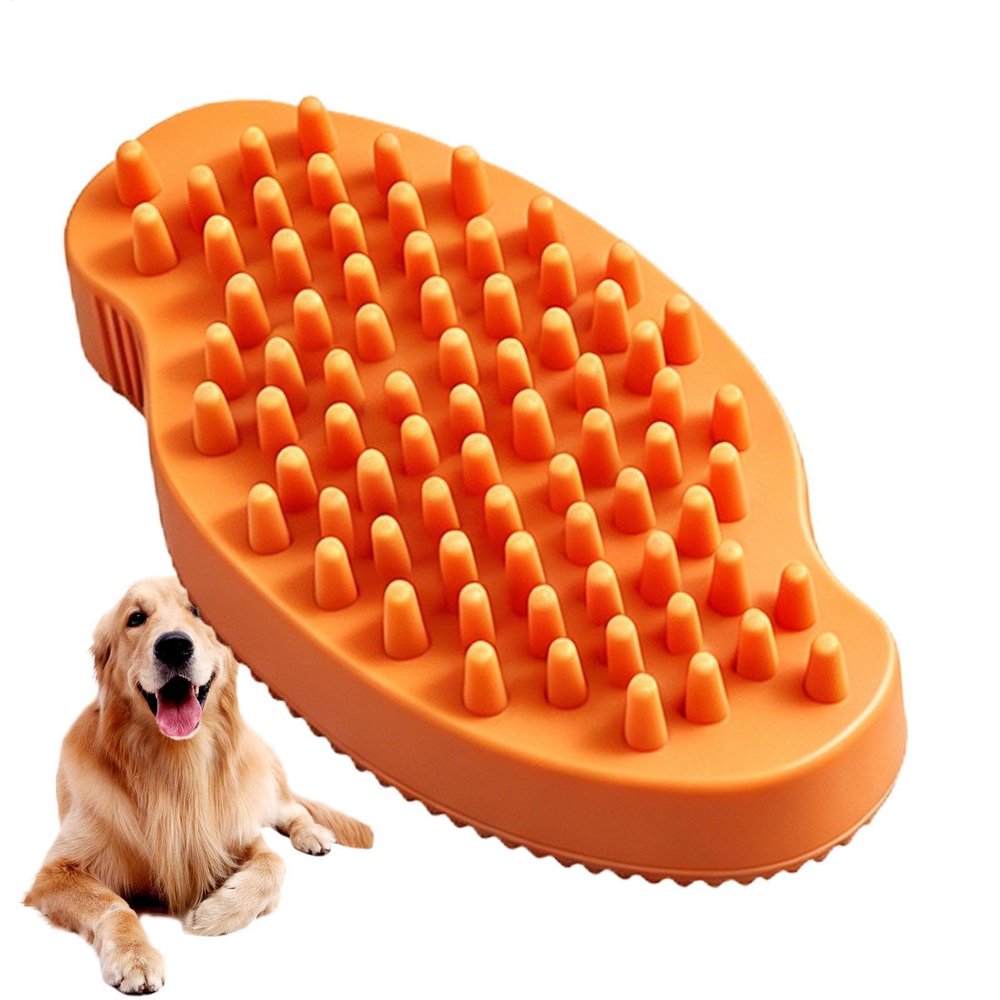 Dog Wash Brush - Dual-Sided Hair Removal Tool